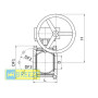 Кран шаровой с редуктором 11с341п DN350/300 PN 16 BREEZE