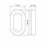 LED светильник ART IP65 овальный VIDEX 11W 5000K