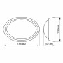 LED светильник IP65 овальный VIDEX 12W 5000K белый сенсорный