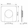 LED светильник акриловый квадратный VIDEX 24W 4100K 220V VIDEX 24 