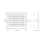 LED прожектор автономный VIDEX 10W 5000K сенсорный VL-FSO-205-S