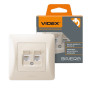 Розетка CAT6+CAT6 двойная кремовая VIDEX BINERA