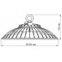 Светильник высотный High Bay VIDEX 100W 5000K белый