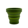 Стакан складной силиконовый Tramp с крышкой 180ml olive TRC-083-olive