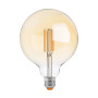 LED лампа VIDEX Filament G125FAD 7W E27 2200K диммерная бронза
