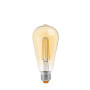 LED лампа VIDEX Filament ST64FAD 6W E27 2200K диммерная бронза