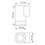 LED Светильник архитектурный AR071G IP54 VIDEX GU10