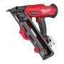 Аккумуляторный пистолет гвоздезабивной  бесщёточный 15GA M18 FN15GA-0X MILWAUKEE 4933478091