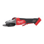 Аккумуляторная углошлифовальная машинас плоским редуктором MILWAUKEE M18 FSAGF125XPDB-0X 4933478439