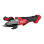 Аккумуляторная углошлифовальная машинас плоским редуктором MILWAUKEE M18 FSAGF125XPDB-0X 4933478439