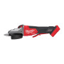Аккумуляторная углошлифовальная машинас плоским редуктором MILWAUKEE M18 FSAGF125XPDB-0X 4933478439