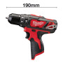 Акумуляторний дриль-шуруповерт MILWAUKEE M12 BPD-402C 4933441935