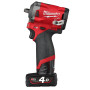 Акумуляторний гайковерт компактный MILWAUKEE 3/8" M12 FIW38-0 FUEL 4933464612