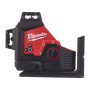 Аккумуляторный лазерный нивелир Milwaukee M12 3PL-0C 4933478103 с зелёным лучом