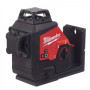 Аккумуляторный лазерный нивелир Milwaukee M12 3PL-401C (Li-Ion 4 Ач) 4933478102 с зелёным лучом