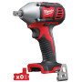 Акумуляторний гайкокрут імпульсний MILWAUKEE 1/2" (240Нм) M18 BIW12-0 4933443590