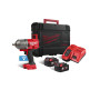 Акумуляторний гайкокрут високомоментний MILWAUKEE 1/2" (1898 Нм) з кільцем M18 ONEFHIWF12-502X ONE-KEY (2акб+ЗУ) 4933459727