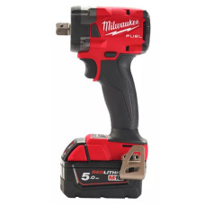 Аккумуляторный гайковерт высокомоментный MILWAUKEE 1/2" (339 Нм) с фиксацией пином M18 FUEL FIW2P12-502X (2 акб+ЗУ) 4933478447