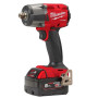 Акумуляторний гайкокрут високомоментний MILWAUKEE 1/2" (881 Nm) з фіксацією піном M18 FUEL FMTIW2P12-502X (2акб+ЗП) 4933478453