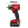 Акумуляторний гайкокрут імпульсний MILWAUKEE 1/2" (881 Нм) з фрикційним кільцем MILWAUKEE M18 FMTIW2F12-502X 4933478450