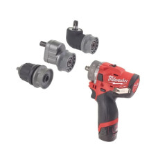 Аккумуляторная ударная дрель-шуруповерт со съемным патрономMILWAUKEE M12 FUEL FPDXKIT-202X 4933464138