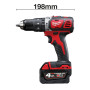 Акумуляторний ударний дриль-шурупокрут MILWAUKEE M18 BPD-202C 4933443515