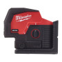Линейно-точечный лазерный нивелир Milwaukee M12 CLLP-0C 4933478101 с зелёным лучом