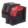 Линейно-точечный лазерный нивелир Milwaukee M12 CLLP-0C 4933478101 с зелёным лучом