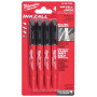 Маркер MILWAUKEE INKZALL Ultra Fine Point для стройплощадки ультратонкий 48223154 (4шт)