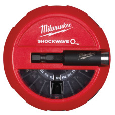 Набор бит Milwaukee SHOCKWAVE (15 шт) (дисплей 10 шт)