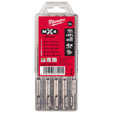 Набор буров SDS-Plus с 4-мя режущими кромками MILWAUKEE 4932352833