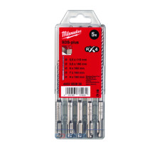 Набор буров SDS-PLUS с 4-мя режущими кромками(5,5/6/7/8 ) MILWAUKEE 4932352835