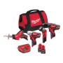 Аккумуляторный набор инструментов M12 ВPP4A-202B MILWAUKEE 4933441240