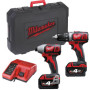 Аккумуляторный набор инструментов M18 BPP2D-402C MILWAUKEE 4933447126