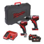 Аккумуляторный набор инструментов M18 BPP2D-402C MILWAUKEE 4933447126