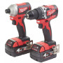 Аккумуляторный набор инструментов M18 CBLPP2A-402C MILWAUKEE 4933464536
