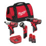 Аккумуляторный набор инструментов М12 ВPP3А-202В MILWAUKEE 4933441225