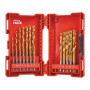 Набор сверл по металлу Milwaukee RedHEX HSS-G TiN (19 шт)