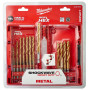 Набор сверл по металлу Milwaukee RedHEX HSS-G TiN (19 шт)