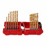 Набор сверл по металлу Milwaukee RedHEX HSS-G TiN (19 шт)