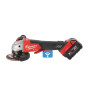 Акумуляторна кутова шліфувальна машина MILWAUKEE M18 ONEFSAG 125XPDB-502X FUEL 4933478435