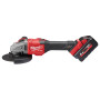Акумуляторна кутова шліфувальна машина MILWAUKEE M18 FUEL з гальмом та повзунковим вимикачем 4933471079