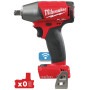 Акумуляторний ударний гайкокрут MILWAUKEE 1/2" M18 FUEL ONEIWF12-0 ONE-KEY з фрикц. кільцем 4933451153