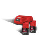 Энергокомплект Li-Ion MILWAUKEE, M12 NRG-202 (B2 2шт +З/У С12С) 4933459209