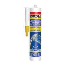 Силикон белый, 280 мл, SOUDAL