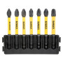 Кассета с битами DeWALT FlexTorq, L=57 мм, биты Рh1, Рh2 – 2 шт, Рz1, Рz2 – 2шт.