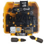 Набор бит DeWALT EXTREME FLEXTORQ, Pozidriv, Pz2, L=25 мм, 25 шт, кейс