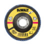 Круг шлифовальный лепестковый DeWALT, металл, 125x22.23 мм, G 60 мкм