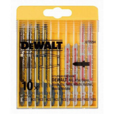 Набор полотен пильных DeWALT универсальный, для лобзиковых пил, материал применения - дерево.