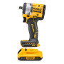 Акумуляторний ударний гайковерт DeWALT DCF921D2T, 2 акб 18V XR Li-lon Li-lon 2 Ah в TSTAK
